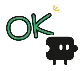 「OK」